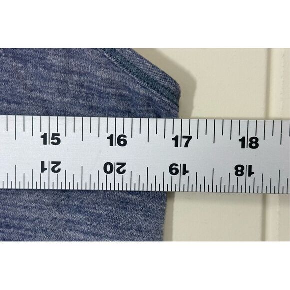 Lululemon Essential Racerback Loose Fit Heathered Blue Yoga Tank - Picture 9 of 9